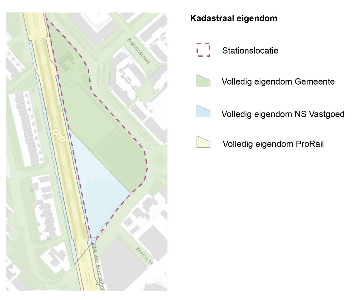 Afbeelding situatie Stationslocatie Voorhout