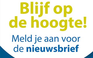 Poster nieuwsbrief Teylingen aanmelden